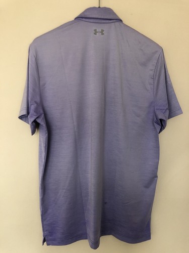 Under Armour Heatgear Men's best-selling Polo Blue Size LG Regular Fit - Picture 3 of 6