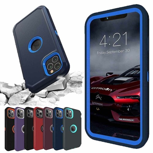 Für Apple iPhone 11 Pro Max Hülle Stoßfest Hybrid Armor Handy Schutzhülle - Bild 1 von 19