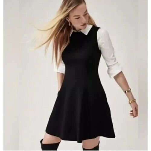 NwoT SPANX The Perfect Fit & Flare Black Ponte Sleeveless Dress 20381R Size M - Bild 2 von 14