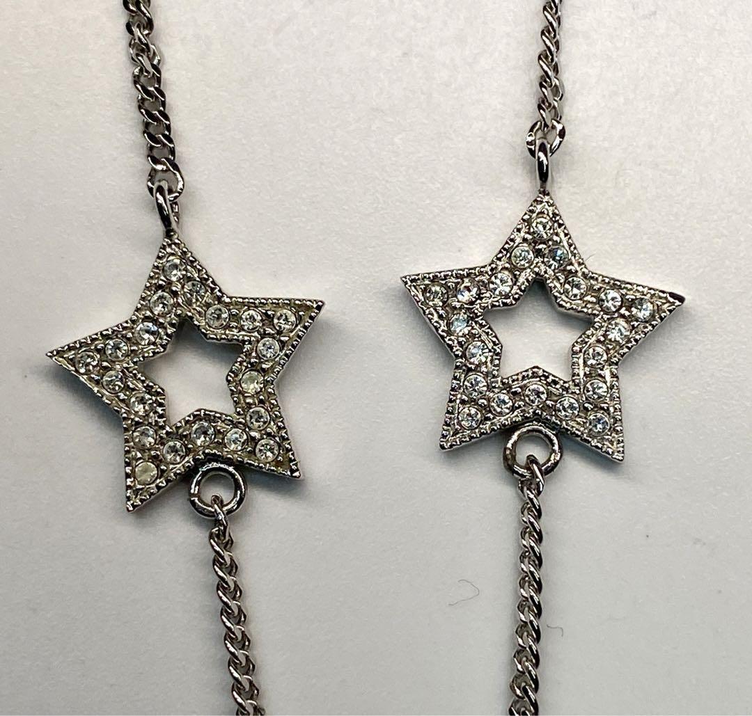 Christian Dior Women's Silver Necklace Accessory Star From