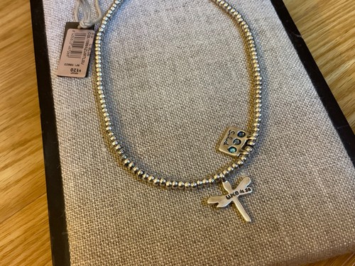 NWT AUTHENTIC Uno de 50 Silver-plate Beaded Necklace "Heal Me" 14”+1” - Picture 7 of 7