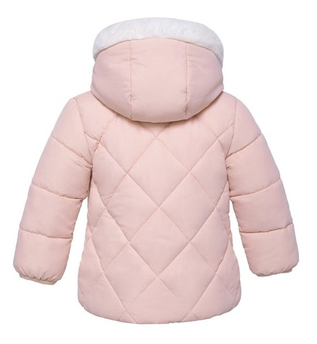 Rokka&Rolla Baby Girls' Soft Mini Fur Lined Puffer Jacket Hooded Winter Coat - Picture 10 of 35