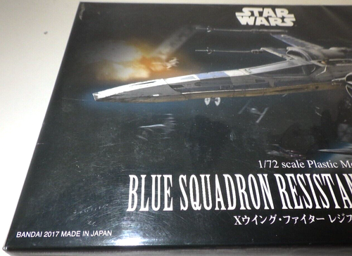 Rare Bandai 1/72 Star Wars Blue Squadron Resistance X-Wing Fighter Model Kit JPN - Picture 23 of 24