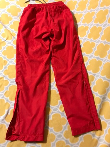 Athletic pants, boy, girl, red, Port Authority, size Youth M, inner lining, used - Picture 2 of 3
