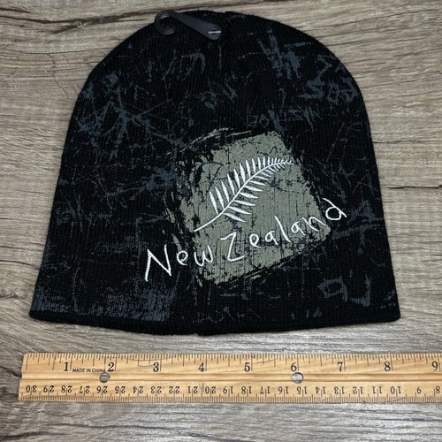 Gorro tejido bordado Prokiwi International Nueva Zelanda sombrero adulto OSFA exterior - Imagen 6 de 11
