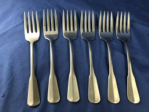 Set (s) of 6 Salad Forks COLONIAL ARTISTRY Stainless by Oneida Distinction - Picture 1 of 4