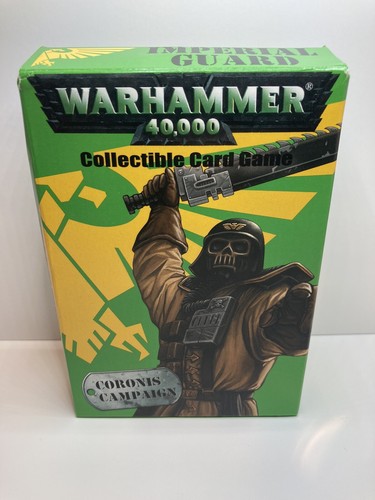 Games Workshop; Warhammer 40k CCG; Imperial Guard Deck; Coronis Campaign; Mint