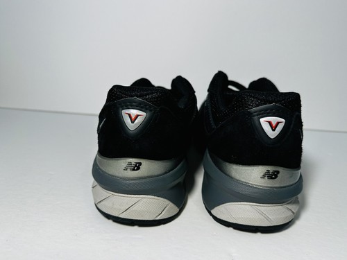 Women’s New Balance 990v5 Made in USA Sz 7.5 Black Suede Sneakers W990BK5 990 - Photo 6/10