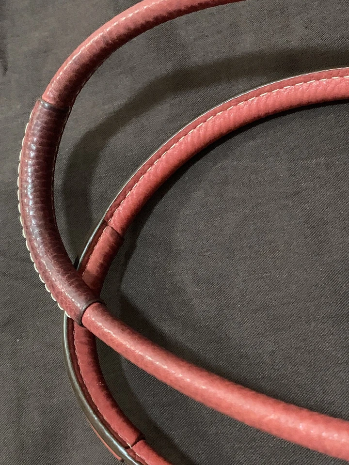 二手 COACH Legacy 三文鱼牛皮大号钱包手提包挎包 10527 — 第 3/4 张图片