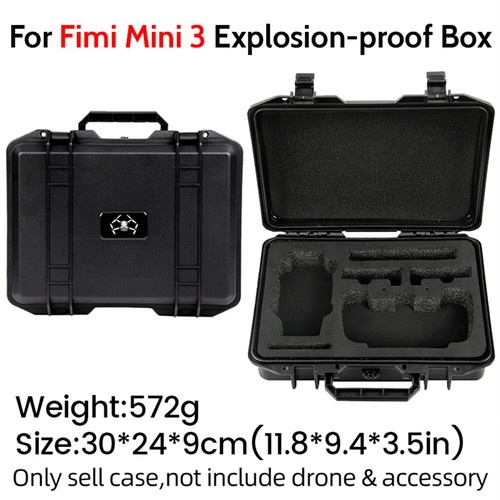 Waterproof Box Hard Shell Carrying Case Explosion-proof Suitcase For FIMI Mini 3 - Picture 10 of 13