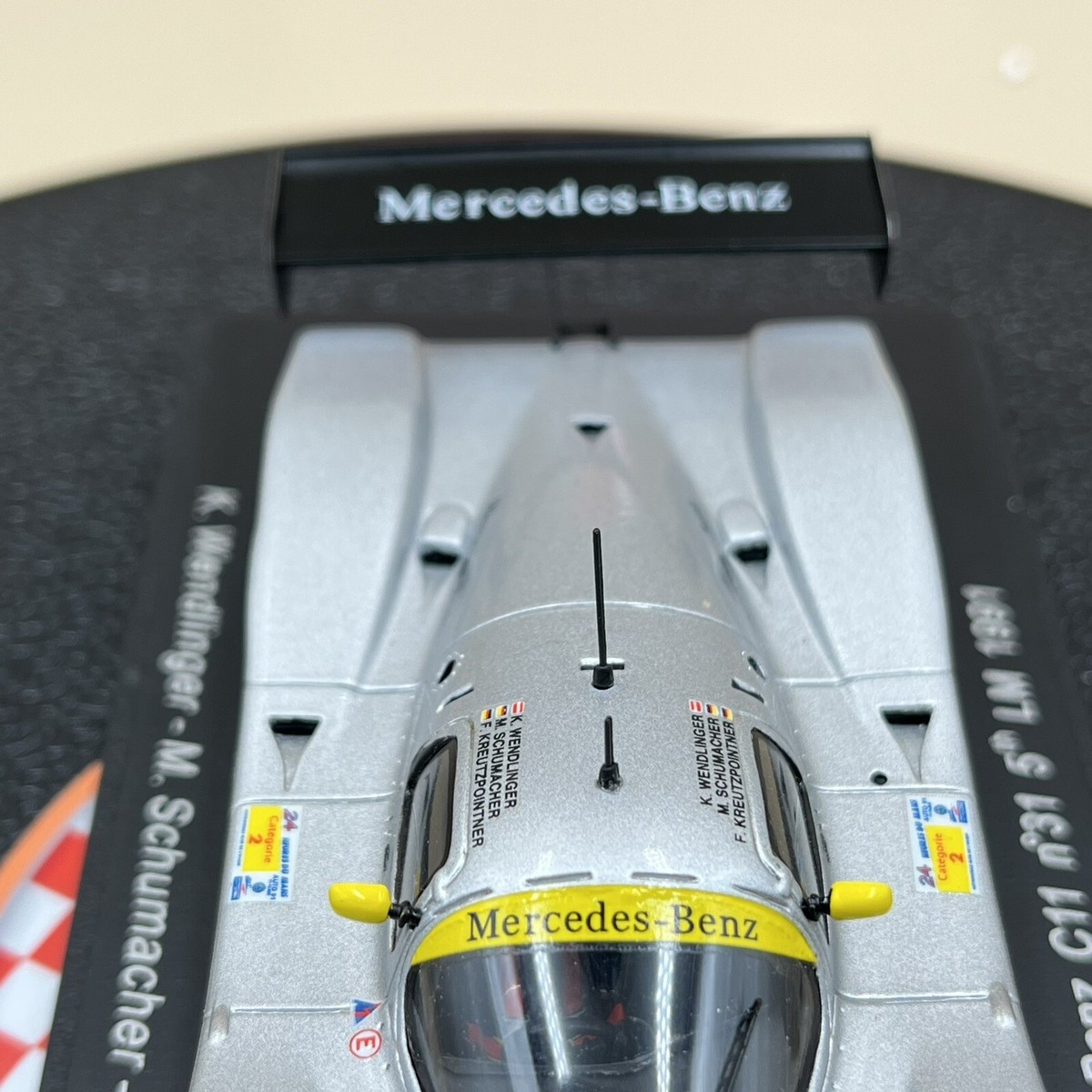 SPARK 1/43 Mercedes-Benz C11 #31 LM Le Mans 1991 silver M SPARK 1/43 Mercedes-Benz C11 #31 LM Le Mans 1991 silver M