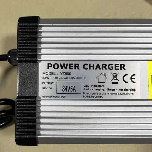 84V 5A Ladegerät XLR 72V 20S EBIKE LDC-Ionen Akku Elektro-Fahrradteil - Afbeelding 12 van 13