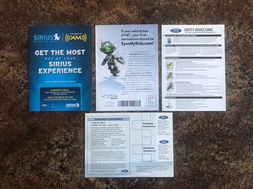 2010 Ford Escape HYBRID Owners Manual w/ Navigation / SYNC Manual & Case - #AC1 - Picture 6 of 6