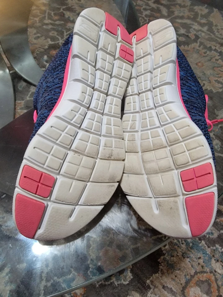 Skechers Flex Appeal Comfort Shoes Size 6.5 Floral Sneakers - Image 3 of 4