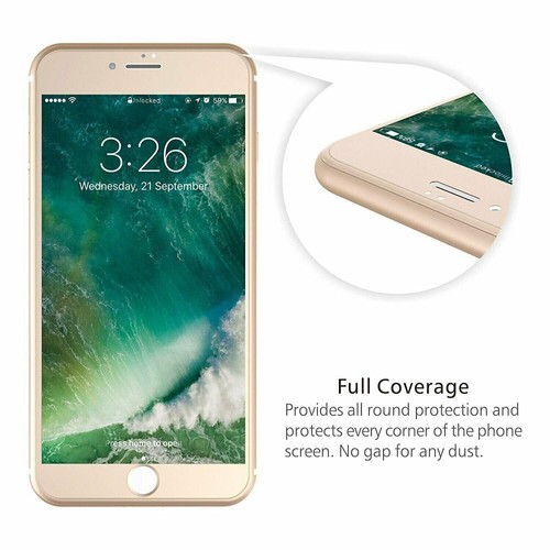 Full Coverage Tempered Glass Screen Protector For iPhone 6 7 8 Plus X Xs Max XR - Picture 7 of 13