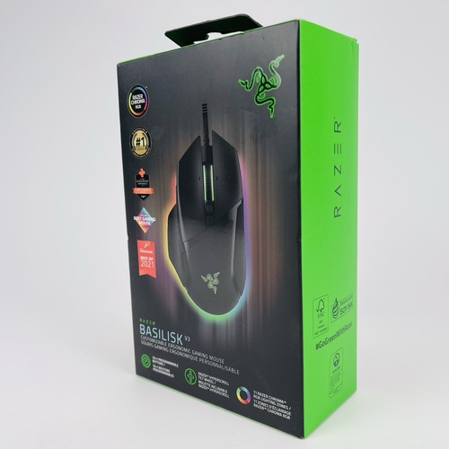 Basilisk V3 Customizable Ergonomic Gaming Mouse, Chroma RGB Lighting Sealed - Picture 3 of 11