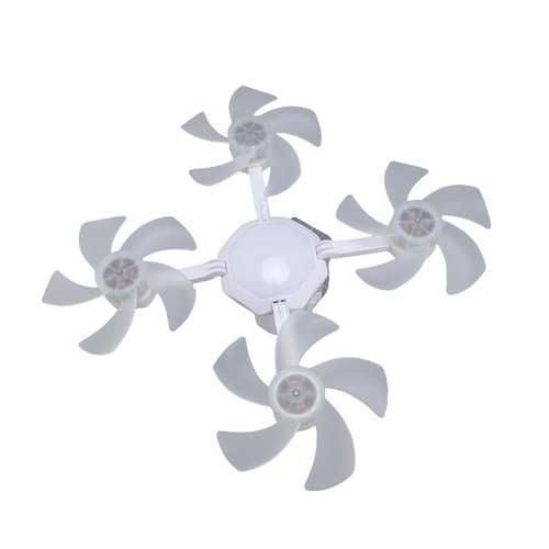 Ceiling Fan With LED Light Remote Control 3 Adjustable Speeds E27 Thread For B - Picture 10 of 12
