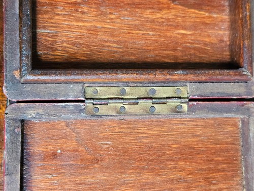 Antigua caja de madera pintada a mano Canal de Venecia - Imagen 14 de 19