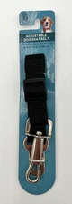 GKC Dog Seat Belt Adjustable 24 inches Black Greenbrier Kennel Club