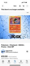 Pokemon - Charizard - SM226 - Promo - Holo MP