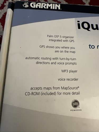 OEM Garmin iQue 3600 Integrated Handheld GPS Awesome Kit NOS Palm Pilot 🔥PDA - Picture 11 of 13