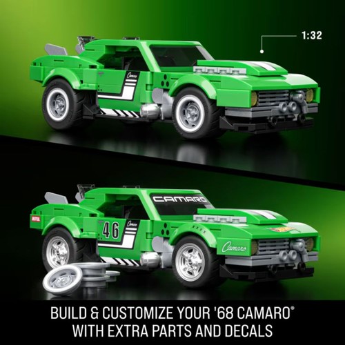 Mattel Brick Shop Hot Wheels Speed Series Custom '68 Camaro Building Set - Picture 7 of 7