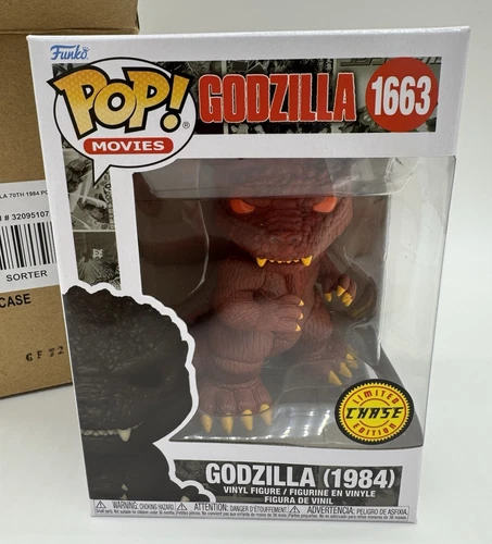 Funko Pop Godzilla 1984 #1663 Limited Chase Edition Movies Vinyl Figure