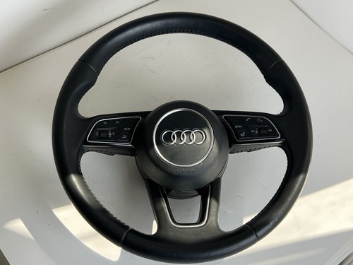 2018 AUDI A4 STEERING WHEEL & SWITCHES W/ SHIFT PADDLES OEM - Picture 2 of 10