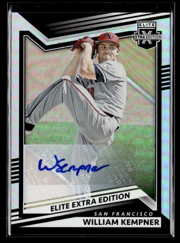 William Kempner AUTO - 2022 Panini Elite Extra Edition Signatures #106 Giants - Picture 1 of 2