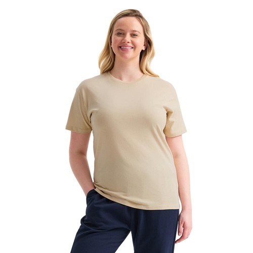 UNEEK Classic T-Shirt Plain Unisex Crew Neck 100% Cotton Mens Tee Top UC301 - Picture 4 of 26