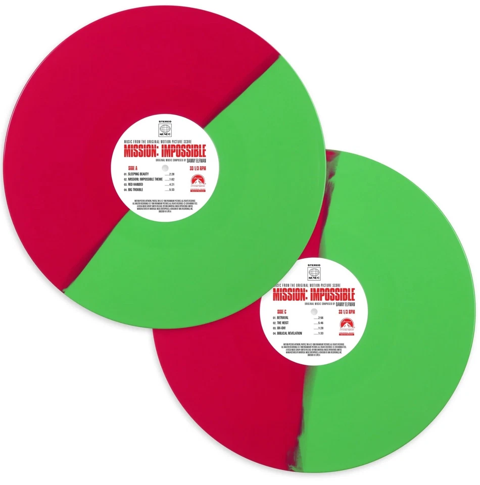 MISSION: IMPOSSIBLE * Danny Elfman * MONDO 2XLP * RED LIGHT / GREEN LIGHT * NEU - Bild 2 von 4