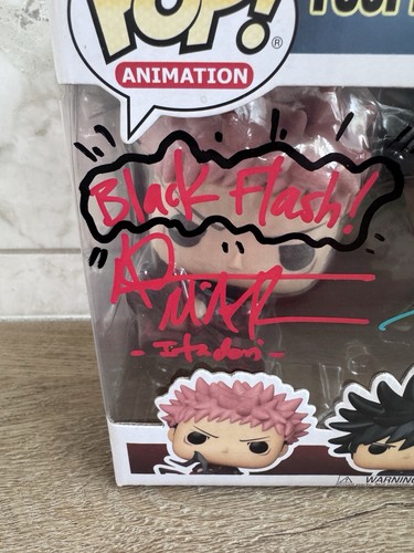 Jujutsu Kaisen 4 Pack Funko Signed - Itadori, Gojo, Megumi, Kugisaki JSA COA - Bild 2 von 15