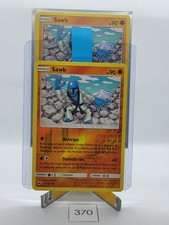 Pokemon Sawk Reverse Holo 72/147 from Burning Shadows Spanish Mint