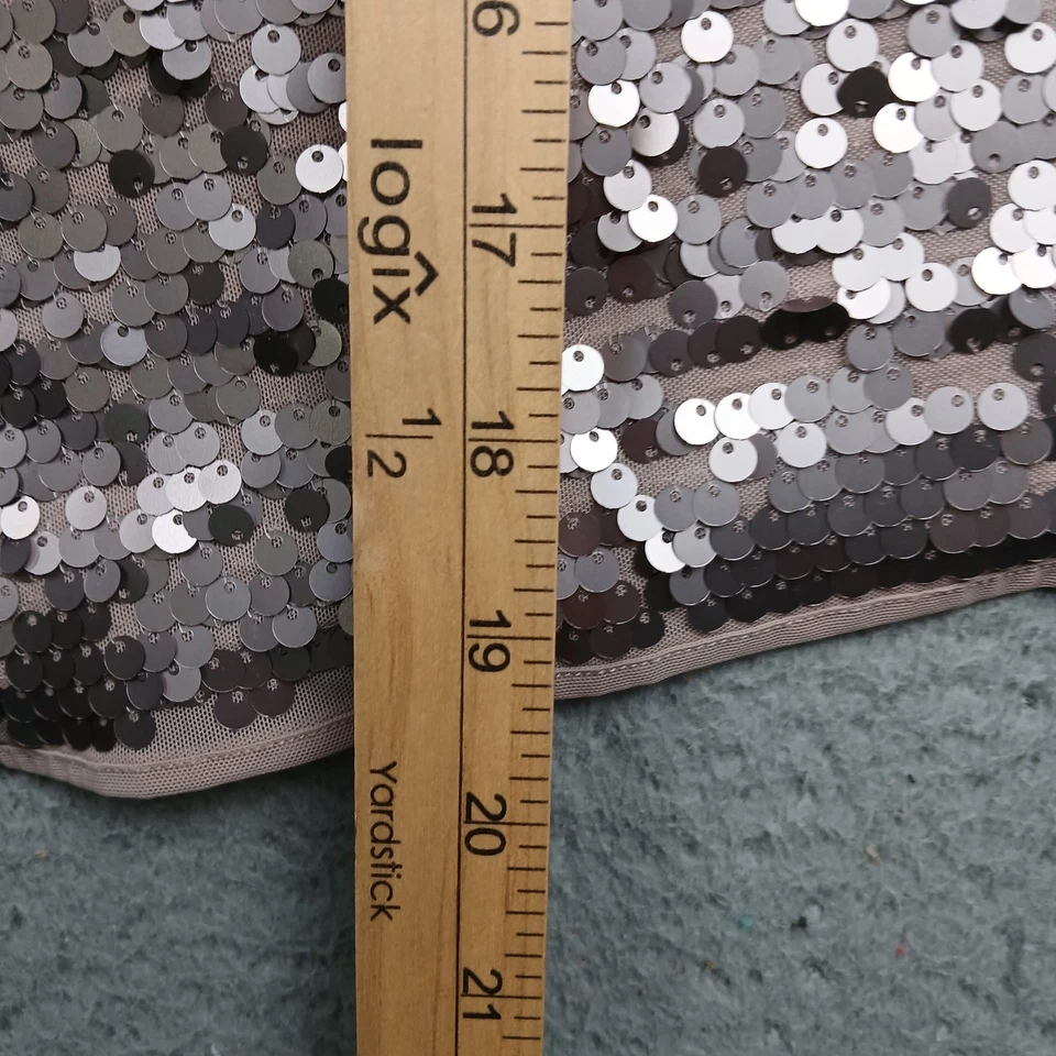 Pullover BCBGMaxazria Top Mujer Lentejuelas Medianas Manga Larga Foto 4 de 4