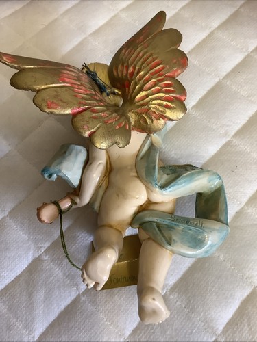 Vintage FONTANINI Angel Cherub Figurine -simonelli Depose ITALY 1984 - Picture 5 of 8