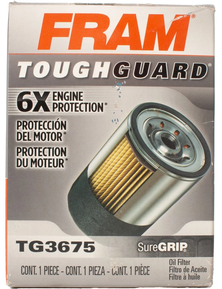 Filtro de aceite de repuesto FRAM ToughGuard para Cadillac Seville 1979-04 pieza TG3675 Foto 3 de 4
