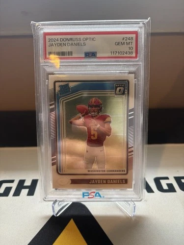 2024 Panini Donruss Optic - Rated Rookie Jayden Daniels #248 PSA 10 (RC)