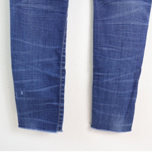 Jeans True Religion taglia 25 Halle Mid Rise super skinny blu invecchiato - Foto 8 di 10