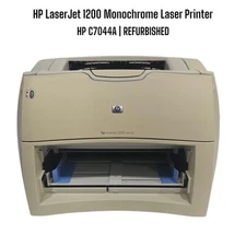HP LaserJet 1200 Monochrome Laser Printer | USB & Parallel | Fast & Reliable