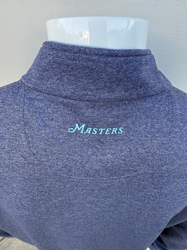 Masters Augusta Golfturnier Large L Masters Tech blau 1/4 Zip Golfpullover - Bild 5 von 6