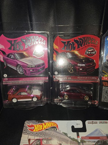 Hot Wheels Red Line Club Nissan Skyline GT-R ( BNR34 ) Bundle - Picture 2 of 5