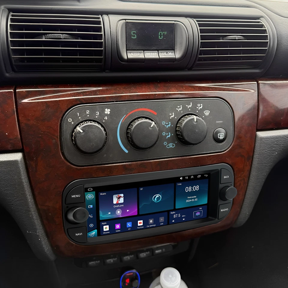 6.86" Car Stereo For 1999 -2004 Chrysler 300M Radio Android 13 Fit For Carplay Foto 3 de 4