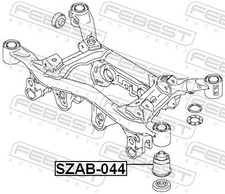 Für FEBEST SZAB-044 SILENT BLOCK FRAME SUZUKI GRAND VITARA/ESCUDO JB416/JB420/J