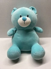 Animal Adventure Bear Turqoise Teal Blue Green Plush 11”