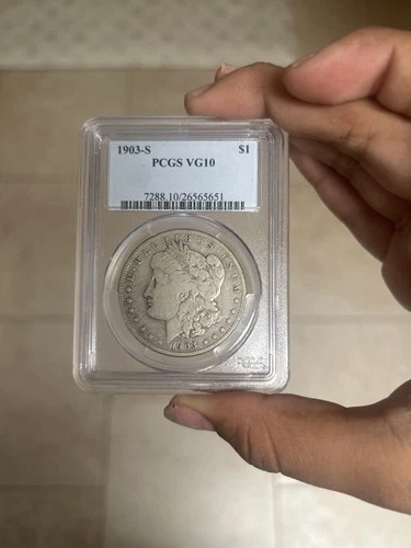 1903 S Morgan Silver Dollar $1 PCGS VG10