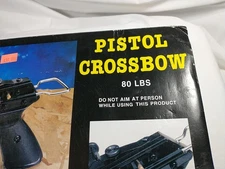 Vintage Pistol Crossbow  ~ 3 Arrows  ~ 80 lbs ~ NOS