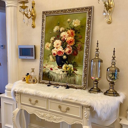 Table Runner, Thanksgiving Modern Small White Fur Table Runners for Party Bir... - Picture 3 of 9