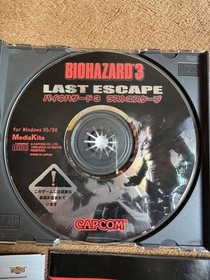 Sega Saturn Windows Version Resident Evil 3 Last Escape JPN Limited Edition Rare