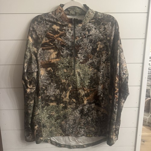 KINGS CAMO XKG Elevation 1/4 Zip Sz. L Desert Shadow Long Sleeve Base Layer Tee - Picture 4 of 12