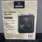 Pelonis 1500W Electric Fan-Forced Space Heater, 3-Speed- Portable black
